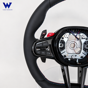 Acceso Rápido a Precios de Mayoreo, Volante de Cuero Nuevo de Alta Calidad Compatible con <span class=keywords><strong>BMW</strong></span> F20 E90 F30 F10 F04 F39 F25 M23456 - Product Image 3