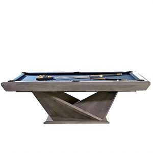 Tùy Chỉnh Thiết Kế Rắn Gỗ Sồi Jiujiang Màu Xanh Slate 9ft Sang Trọng Bàn Hồ Bơi Bida Tùy Chỉnh OEM & ODM Dịch Vụ - Product Image 1