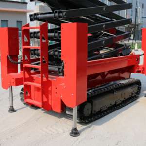 GTJZ10(l) 12m kendinden tahrikli paletli makaslı Lift elektrikli makaslı kaldırma - Product Image 4