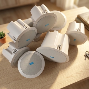 Système de cinéma <span class=keywords><strong>maison</strong></span> MUZO APP avec haut-parleur <span class=keywords><strong>sans</strong></span> <span class=keywords><strong>fil</strong></span> WIFI BT AUX, LED RGB 30-50W, Dolby Digital, charge <span class=keywords><strong>sans</strong></span> <span class=keywords><strong>fil</strong></span>, plafond - Product Image 1