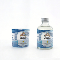 Étiquettes rétractables personnalisées en PVC résistant aux UV, imperméables, durables, imprimées en héliogravure pour les boissons et le café