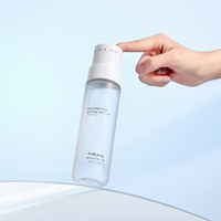 Flacon pulvérisateur à fine brume en plastique PET de haute qualité 160 ml avec bouchons blancs et pompe pulvérisatrice pour cosmétiques, soins de la peau, masques faciaux, faux cils, perruques