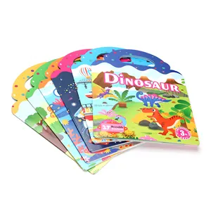 Custom logo children learning story book reusable sticker book Activity for collecting stickers