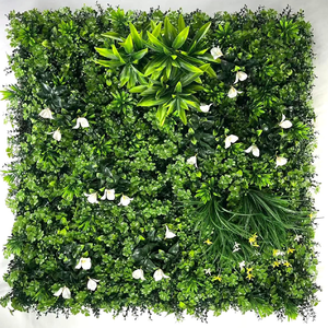 Mur de <span class=keywords><strong>gazon</strong></span> <span class=keywords><strong>artificiel</strong></span> résistant aux UV, tapis de plantes vertes mélangées, paysage vertical extérieur, haie pour <span class=keywords><strong>terrasse</strong></span> de restaurant, décoration de Pâques - Product Image 5