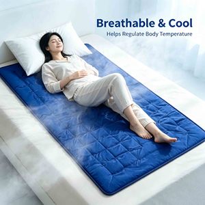 Foldable Cooling Mattress <b>Pad</b> Cool Gel <b>pad</b> Chilling Cushion for Human Chilling Sleep Mat <b>Bed</b> Mattress Cool Gel Cooling Mat <b>Bed</b> - Product Image 4