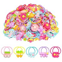 Bphne – Nouveauté : Lot d'élastiques à cheveux multicolores en TPU pour bébés et enfants, idéal pour les fêtes