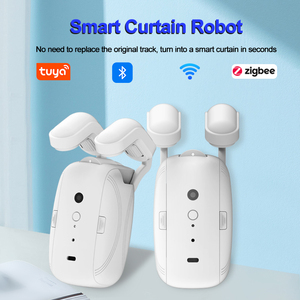 Motor Automático para Cortinas Tuya, Control Remoto por Voz WIFI y Bluetooth, Cortina Inteligente Inalámbrica Robor - Product Image 1