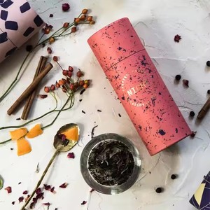 Bán buôn các tông xi lanh hộp cho bao bì thực phẩm trà cà phê gia vị bột giấy ống container đường cà phê giấy ống Jar - Product Image 6