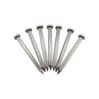 Clavos de hierro duraderos galvanizados con vástago y cabeza cuadrados, clavos cuadrados para embarcaciones de madera