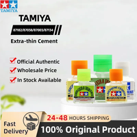 Pegamento Original Tamiya 87003/87038/87182/87134/87012, Pegamento de Cemento Extra Fino con Punta Fina para Modelos de Plástico