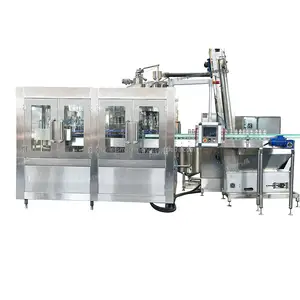 Automatic Glass Bottle Beverage Hot Filling Tea Juice Energy Filling Machine