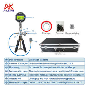 AILEIKE103SC + ALKC400HA1 deniz basınç kalibratörü el pompası-0.91 ~ 2bar aralığı 0.1% FS doğruluk 1.2x aşırı yük kapasitesi - Product Image 2