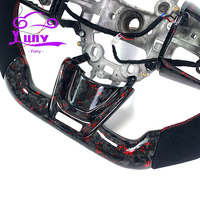 Volant personnalisé en fibre de carbone forgée à LED pour Kia Stinger GT GT1 GT2 GT-Line modèles berline 2018-2024 style course