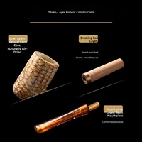 Nouvel Arrivage Erliao : Accessoires pour Tabac, Pipe à Fumer en Épi de Maïs, Pipe à Fumer en Bois, Pipe à Tabac en Gros