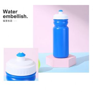 Multi Colored HDPE <b>Plastic</b> Sports Water Bottle Outdoor Bicycle Riding Nozzle Sports Water Cup Wholesale - Product Image 4