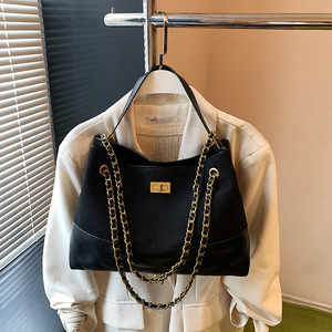 Túi đeo chéo cao cấp mùa thu 2025, dây xích, khóa kéo, dung tích lớn, thời trang, dùng được quanh năm - Product Image 1