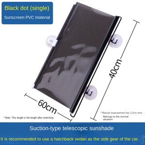 ม่านบังแดดรถยนต์แบบพับเก็บอัตโนมัติ PVC กันความร้อน ม่านม้วนป้องกันแสงแดด - Product Image 6