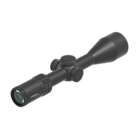 Lunette de visée télescopique Vector Optics Grizzly 3-18x56i HD Fiber 3-Slot en alliage d'aluminium 6061-T6 pour la chasse