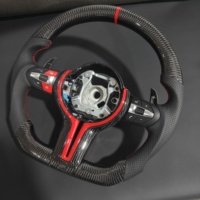 Volant en fibre de carbone adapté aux BMW M2 M3 M4 F10 F30 F80 F82, prêt à l'emploi
