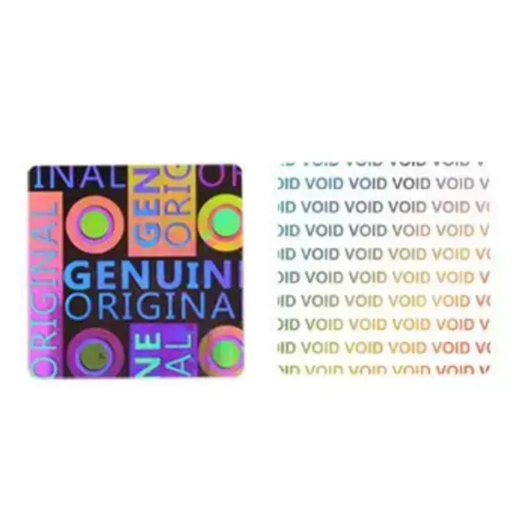 Custom Security Hologram Label VOID Warranty Stickers Tamper Holographic Evident Seals