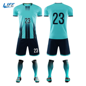 Kit de vêtements de football d'été personnalisé de qualité supérieure pour Chypre, blanc, respirant, grande taille, manches courtes, design personnalisé, badge/numéro/nom sur mesure - Product Image 1