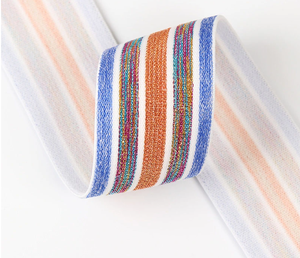 شريط مطاطي ناعم عالي الجودة من النايلون الجاكار للملابس الداخلية، شريط مطاطي لامع للملابس بالجملة - Product Image 5