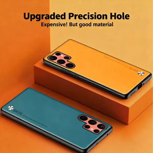 <span class=keywords><strong>Coque</strong></span> de téléphone <span class=keywords><strong>personnalisable</strong></span> antichoc en cuir PU et TPU+acrylique, style tendance, pour A57A37 - Product Image 6