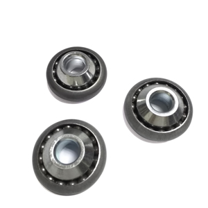 Roulement à gorge profonde tout acier 12x42mm pour fixation de porte de volet roulant électrique en aluminium - Product Image 4