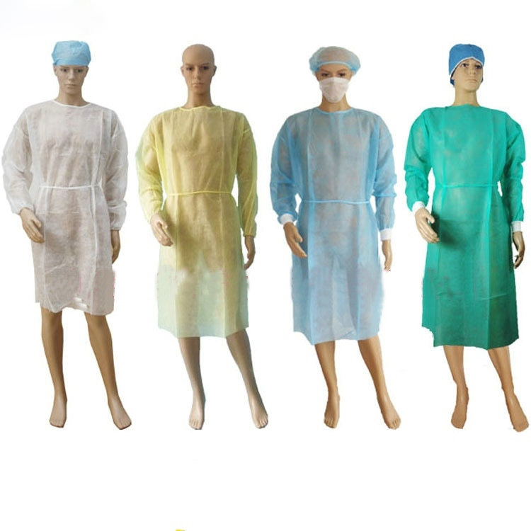 Одноразовая изоляционная одежда, платья 2 уровня, нетканые расходные материалы, медицинский костюм для защиты зубов, хирургических нарядов
