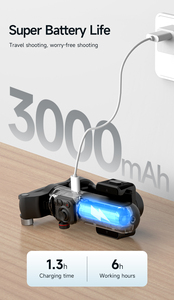 M03 Có Thể Gập Lại Chuyên Nghiệp Selfie Stick 3-Trục AI Theo Dõi Gimbal Cầm Tay Tự Động Ổn Định Mặt Đối Tượng Theo Dõi Cho iPhone 15 14 13 - Product Image 4