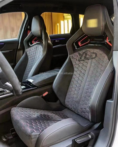 Sièges baquet de course YLD universels inclinables noirs, style nouveau design, pour côté gauche et droit, sièges de voiture modifiés - Product Image 6