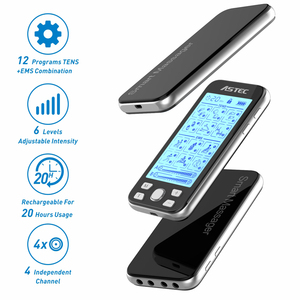 Dispositivo <span class=keywords><strong>TENS</strong></span> con pantalla táctil, máquina de electroterapia avanzada con control digital para aliviar el dolor corporal y la estimulación muscular - Product Image 5