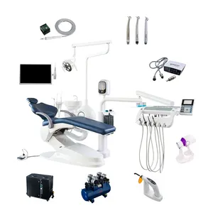 CE Certificate Italy SAFETY Black And Silver M2+ Dental Chair For Beauty Hospital