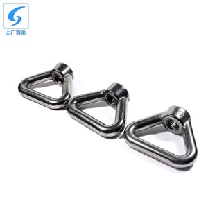 น็อตวงแหวนสามเหลี่ยม Shanghai Guang Hardware ขนาด M8 M16 ทำจากสแตนเลส 304 สำหรับยกของและงานดัดแปลง - Product Image 2