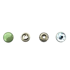 15mm Size 4 Parts/set Snap Buttons Small Snap Fastener Button For Bags