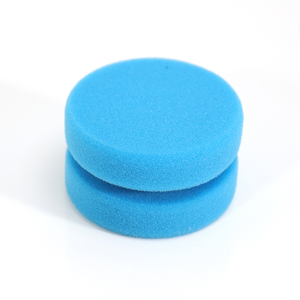 Tampon de polissage et de lustrage haute densité en forme de yo-yo, bleu, rond, pour l'entretien automobile - Product Image 2