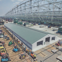 Structure en acier entrepôt personnalisable bâtiment en métal pour le stockage et la logistique