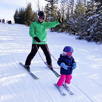 Corde de sécurité pour le ski en plein air pour l'apprentissage du ski en toute sécurité des enfants, harnais d'entraînement au ski pour enfants