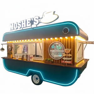 Custom Steel Electric Catering Mobile Bar Juice BBQ Food <b>Trailer</b> with Full Kitchen Equipment Fast Food Truck - Product Image 1