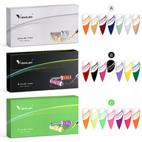 VENALISA-Kit de vernis à ongles professionnel, 7 couleurs, gel halal, vernis à ongles permanent, 8ml