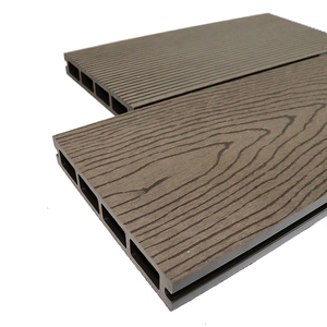 Ngoài trời decking Dễ dàng bấm vào Gỗ nhựa composite sàn WPC decking sinh thái gỗ composite decking - Product Image 4