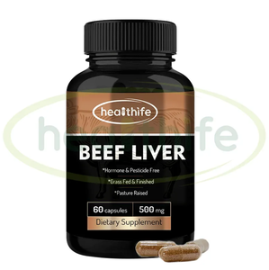 FocusHerb Menyediakan OEM Suplemen Bubuk Hati Sapi Beku Kering dari Sapi yang Diberi Makan Rumput, Kapsul Hati Sapi - Product Image 2