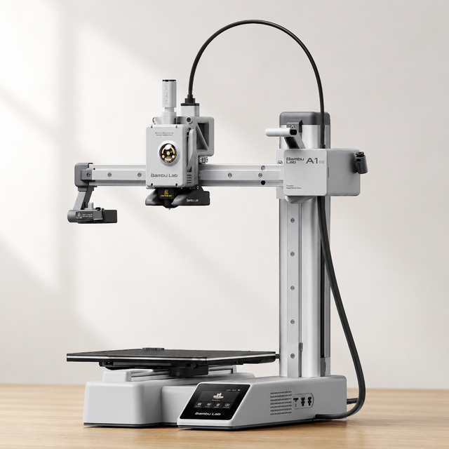 Bambu Lab A1 Mini 3D Printer 180x180x180mm High Speed 500mm/s Auto Calibration Multi Color with AMS Lite Support FDM Printer