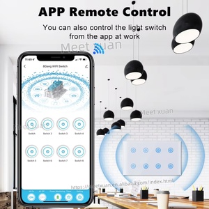 Interruptor Inteligente WiFi Tuya de 8 Canales con Monitor de Energía, Requiere Cable Neutro, Compatible con Smart Life, Google Home, Alexa y Alice - Product Image 2