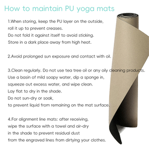 Tapete de Yoga de Caucho Natural PU Personalizable con Diseño de Arco y Orificios, Tapete de Ejercicio para Fitness y Personalización - Product Image 6