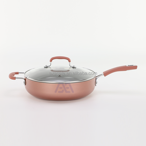 <span class=keywords><strong>AXA</strong></span> Soft Grip Healthy Ceramic Antistick Juego de 6 piezas de utensilios de cocina Ollas y sartenes para saltear salsas, Apto para lavavajillas, Rosa Suave - Product Image 2