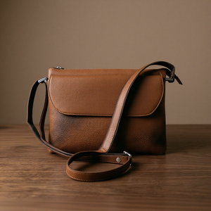 BS INTERNATIONAL Women's Fashion Waterproof 100% Genuine Leather Durable Zipper Soft Lightweight Eco-friendly <b>Large</b> Capacity - Product Image 1