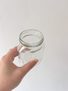 Pot en verre transparent de qualité alimentaire recyclable de 150g <span class=keywords><strong>350g</strong></span> avec couvercle en plastique pour pâte à tartiner, chocolat, noisettes, beurre de cacahuète, sauces - Product Image 3
