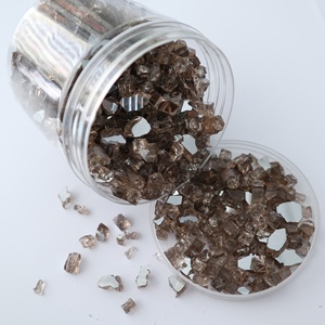 Pietre di Vetro Colorate Riflettenti da 1/2 Pollice per Caminetto, Vetro Temperato per Braciere <span class=keywords><strong>a</strong></span> <span class=keywords><strong>Gas</strong></span>, Ecologico e ad Alta Resistenza per Esterni - Product Image 4