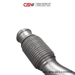 1 kit de pièces de rechange pour voiture, silencieux d'échappement, Catback avec Valve, prix d'usine, pour Benz W213, <span class=keywords><strong>E200</strong></span>, E300, 2.0T - Product Image 2